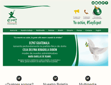Tablet Screenshot of ecpatguatemala.org